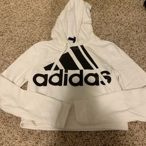 Cropped Adidas hoodie